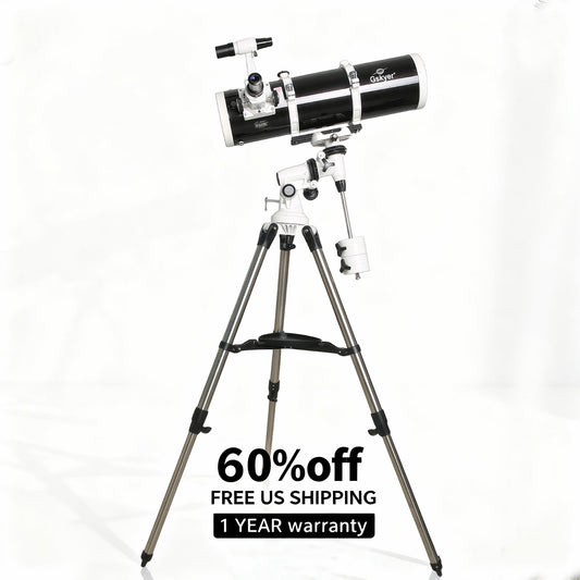 Gskyer Telescope 130mm Aperture EQ Mount Professional Reflector Telescope for Adults, Teens, and Astronomy Enthusiasts