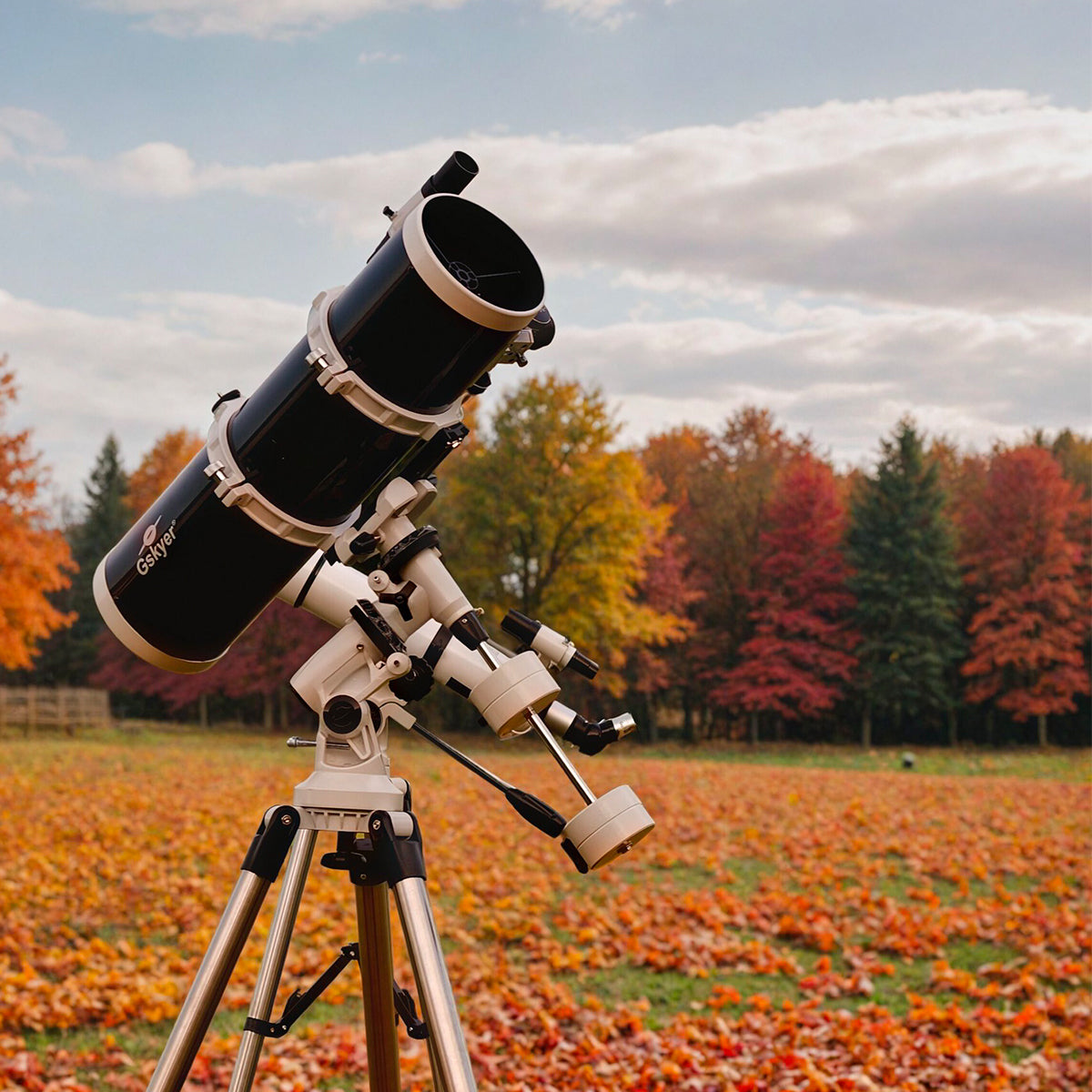 Gskyer Telescope 130mm Aperture EQ Mount Reflector Telescope for Adults, Teens, and Astronomy Enthusiasts — Professional Deep Sky Telescope with Tripod, Phone Adapter and Accessory Kit