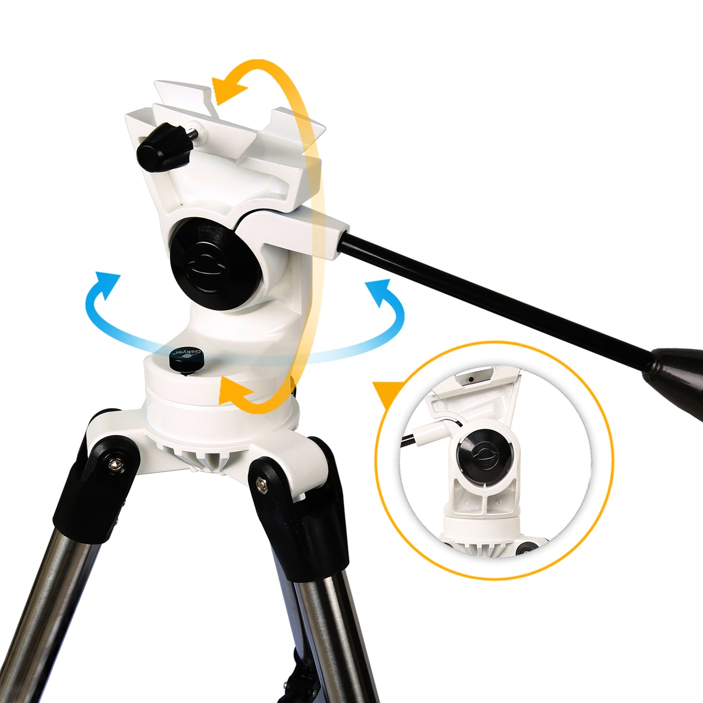 Gskyer Telescope 90mm Aperture 600mm AZ Mount Astronomical Refracting Telescope for Beginners and Adults