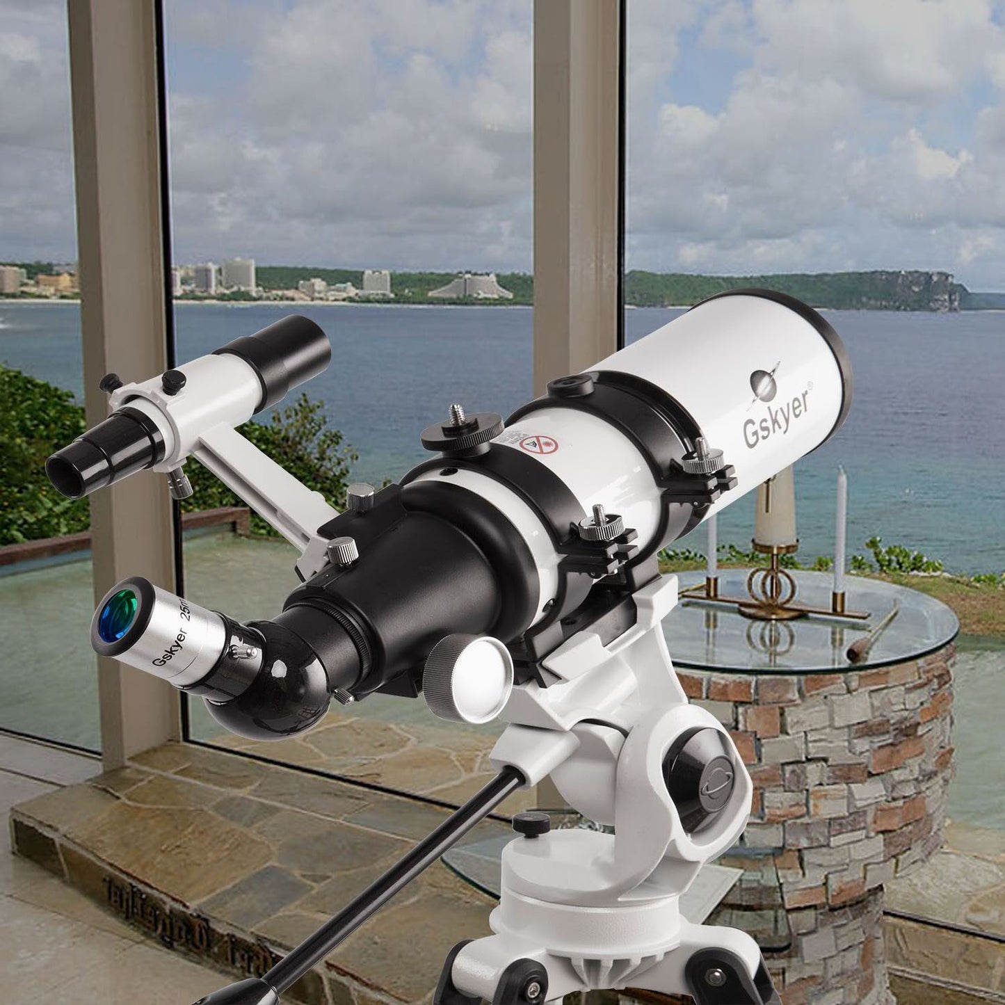 Gskyer Telescope 80mm Aperture 400mm AZ Mount Astronomical Refracting Telescope for Kids and Beginners