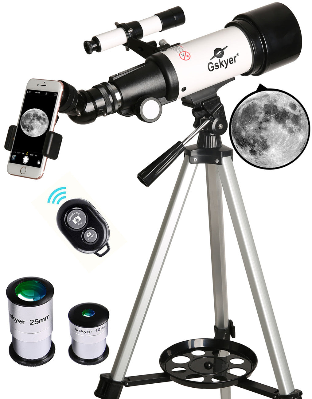Gskyer 25x50mm Monocular Telescope
