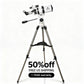 Gskyer Telescope 80mm Aperture 400mm AZ Mount Astronomical Refracting Telescope for Kids and Beginners