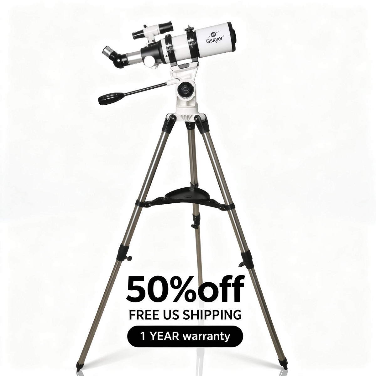 Gskyer Telescope 80mm Aperture 400mm AZ Mount Astronomical Refracting Telescope for Kids and Beginners