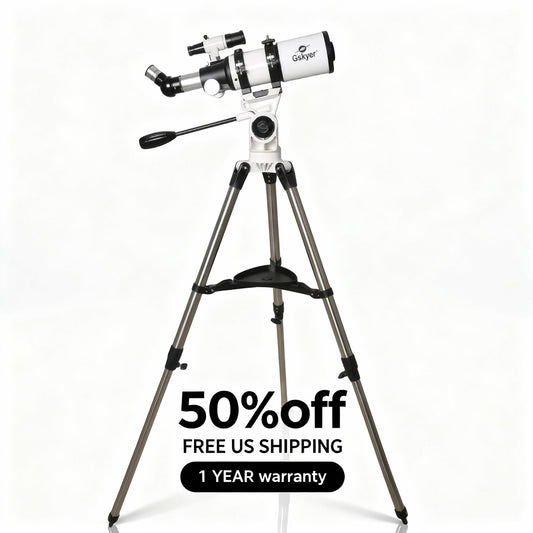 Gskyer Telescope 80mm Aperture 400mm AZ Mount Astronomical Refracting Telescope for Kids and Beginners