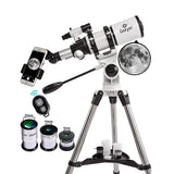 Gskyer Telescope, Telescopes for Adults, 80mm AZ Space Astronomical Refractor Telescope Kids, Adults Astronomy, German Technology Scope