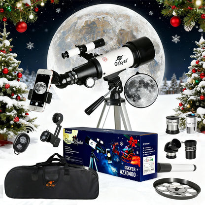 Gskyer Telescope 70mm Aperture 400mm Portable Astronomical Refracting Telescope for Kids and Beginners