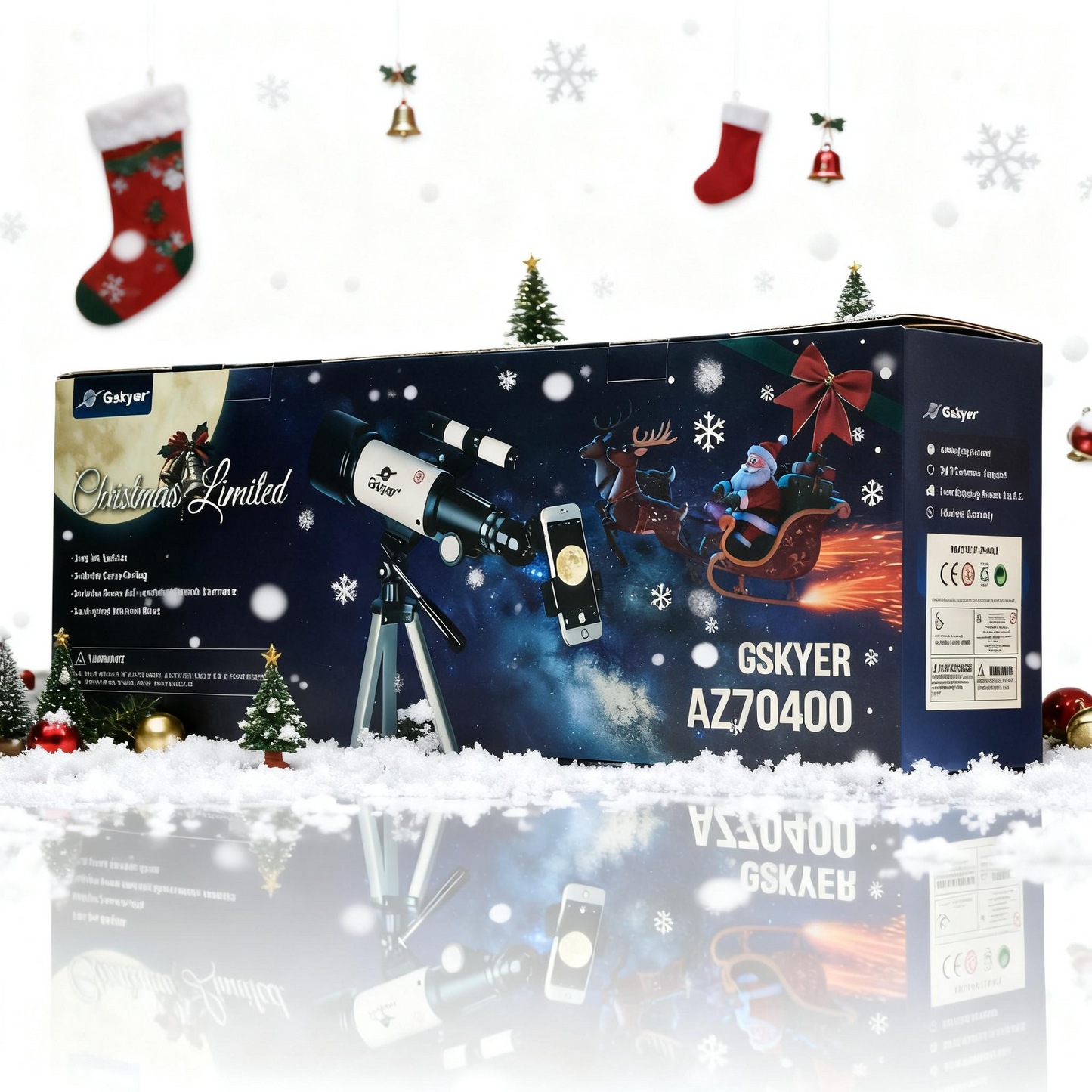 Gskyer Telescope 70mm Aperture 400mm Portable Astronomical Refracting Telescope for Kids and Beginners