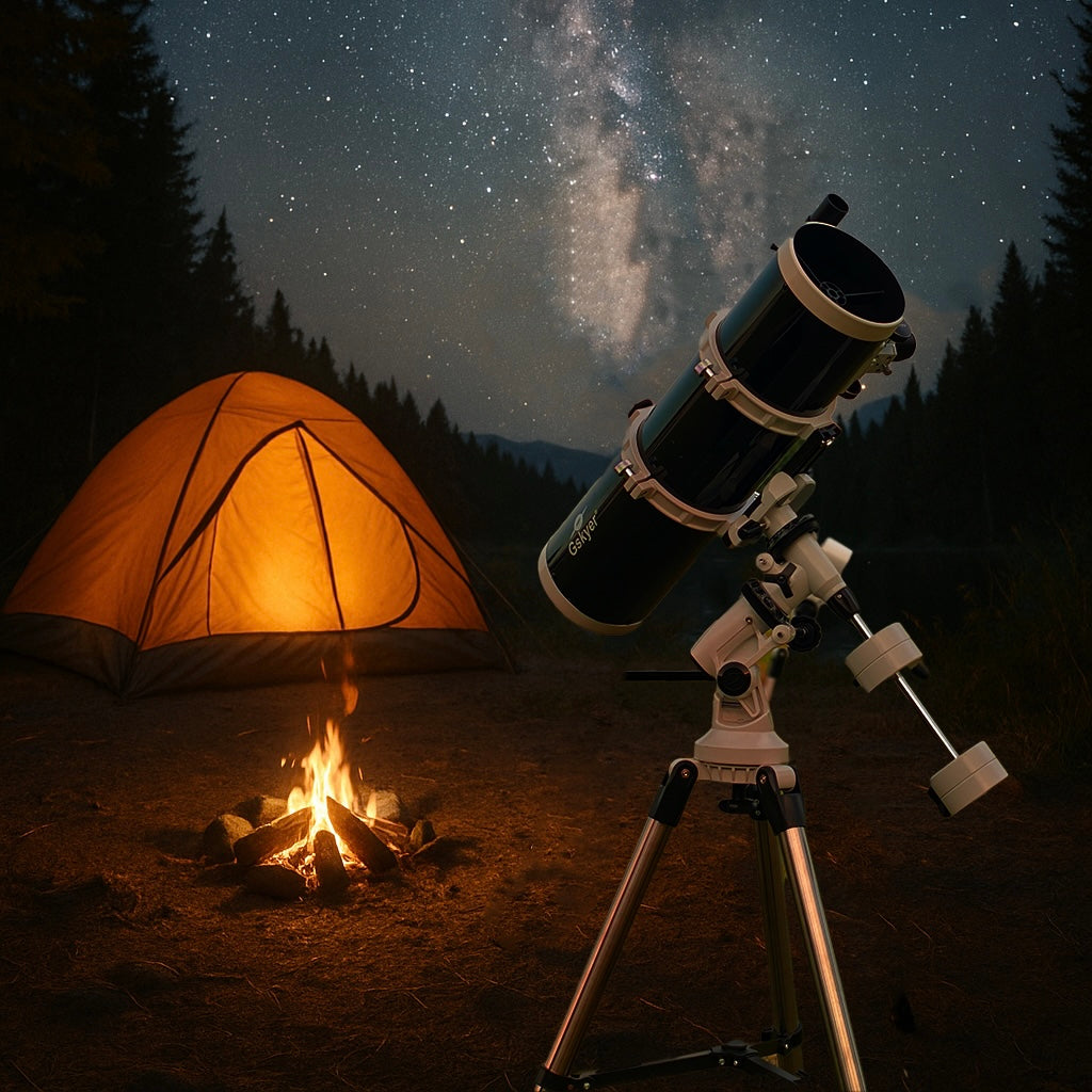 Gskyer Telescope 130mm Aperture EQ Mount Professional Reflector Telescope for Adults, Teens, and Astronomy Enthusiasts