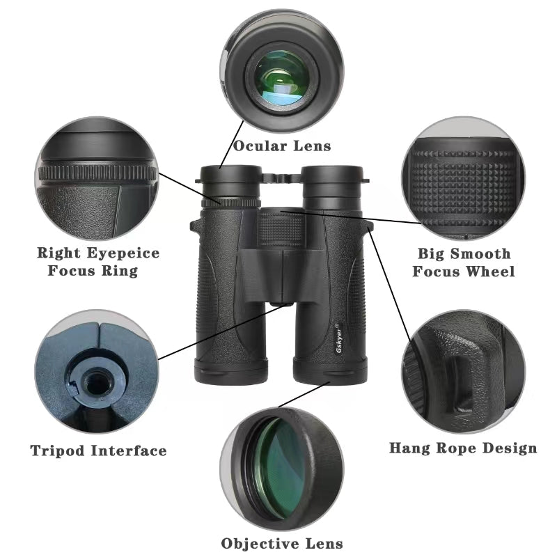 Gskyer Binoculars, 12x42 Binoculars