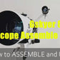 Gskyer Telescope 80mm Aperture 400mm AZ Mount Astronomical Refracting Telescope for Kids and Beginners — Portable Travel Telescope with Phone Adapter and Wireless Remote