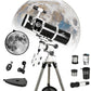 Gskyer Telescope 130mm Aperture EQ Mount Professional Reflector Telescope for Adults, Teens, and Astronomy Enthusiasts