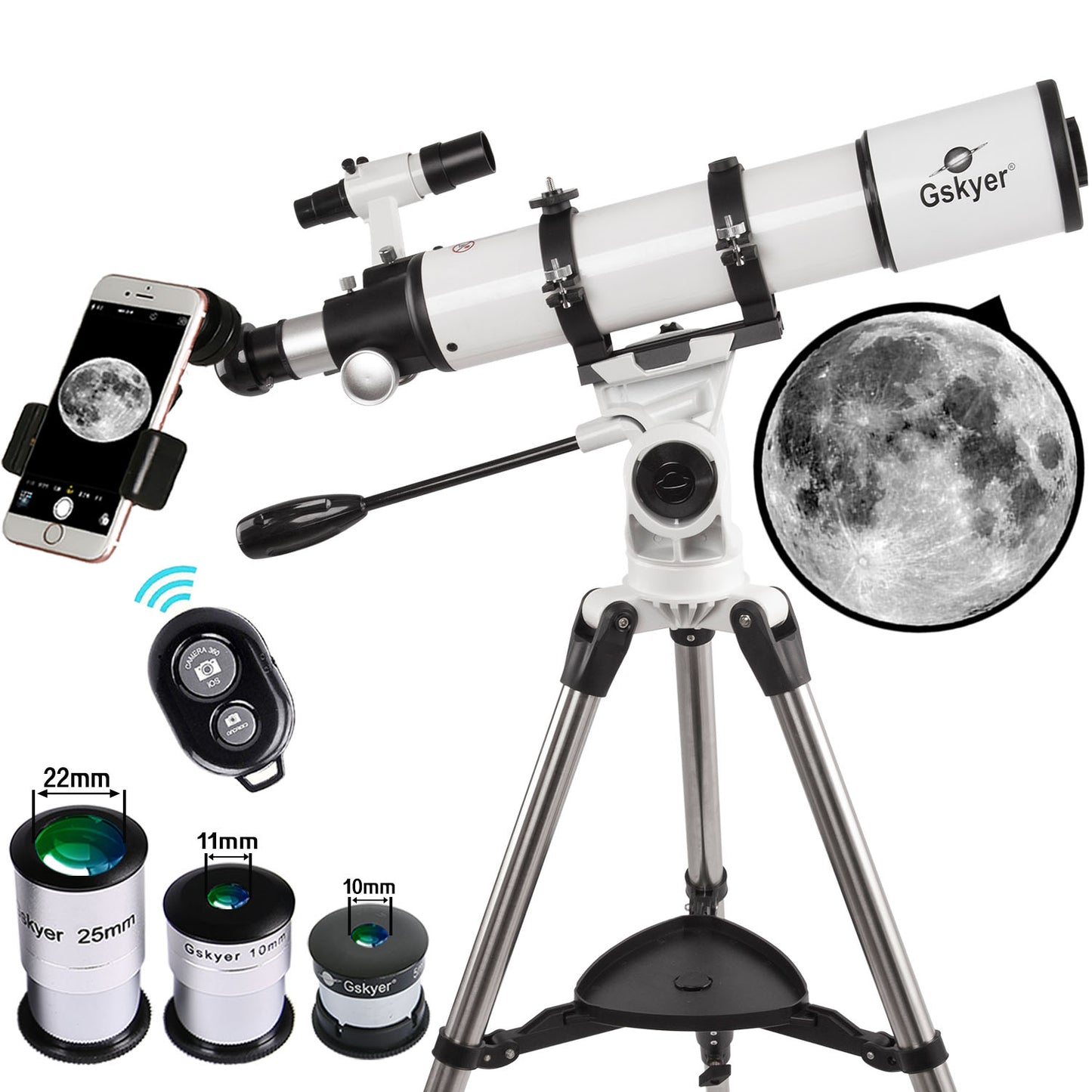 Gskyer 90mm Astronomical Refractor Telescope